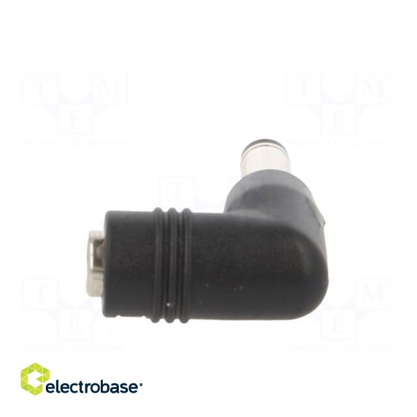Adapter | Plug: right angle | Input: 5,5/2,1 | Out: 5,5/2,5 фото 5