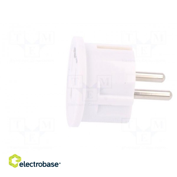 Adapter | Out: JAPAN,USA | Plug: with earthing | Colour: white image 3