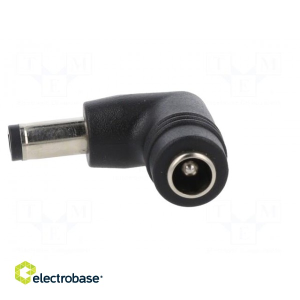 Adapter | Plug: right angle | Input: 5,5/2,5 | Out: 5,5/2,1 image 3