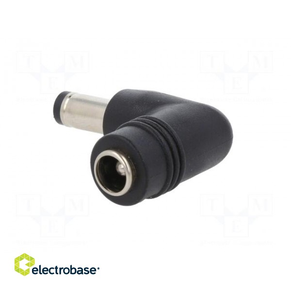 Adapter | Plug: right angle | Input: 5,5/2,5 | Out: 5,5/2,1 image 4