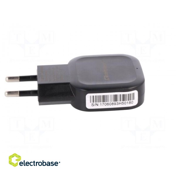 Power supply: switched-mode | 5VDC | 2.24A | Out: USB | 12W | 220÷240VAC image 7