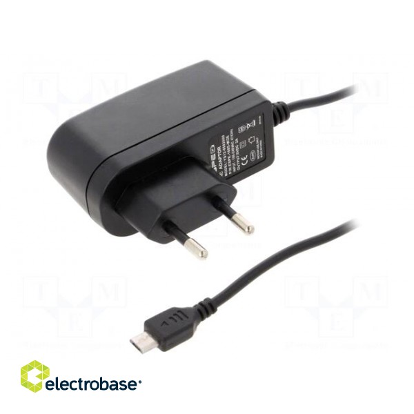 Power supply: switched-mode | volatage source | 5VDC | 2A | 10W | 72%