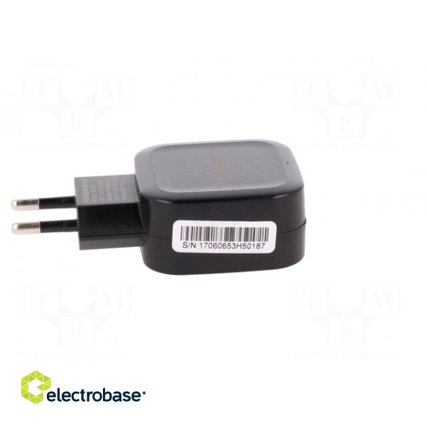 Power supply: switched-mode | 5VDC | 3.4A | Out: USB x2 | 17W фото 7