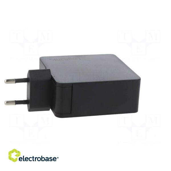 Power supply: switched-mode | mains,plug | 5÷20VDC | 3A | 65W | Plug: EU image 7