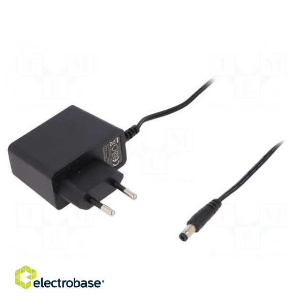 Power supply: switched-mode | volatage source | 12VDC | 1A | 12W