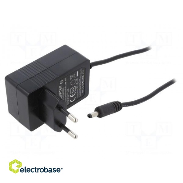 Power supply: switching | mains,plug-in | 5VDC | 4A | 20W | Out: 4,0/1,7