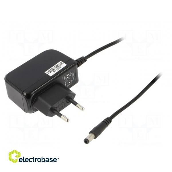 Power supply: switched-mode | volatage source | 9VDC | 1.4A | 13W
