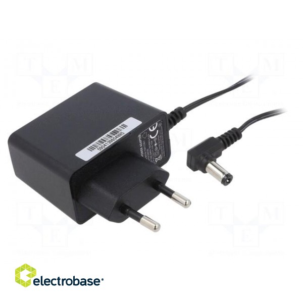 Power supply: switched-mode | mains,plug | 12VDC | 1.33A | 15W | 84.5%