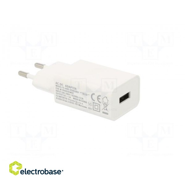 Power supply: switched-mode | volatage source | 5VDC | 1A | 5W | 73.7% image 8