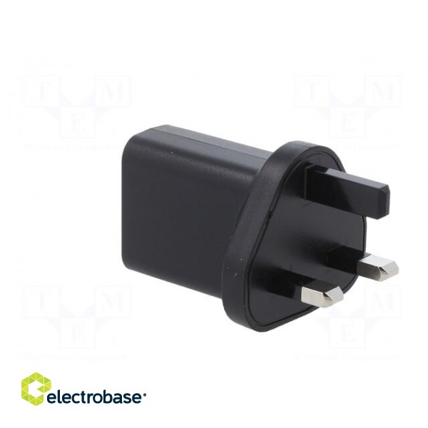 Power supply: switching | mains,plug-in | 5VDC | 2.1A | 10W | Out: USB image 4