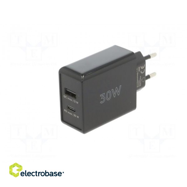 Power supply: switched-mode | mains,plug | 5VDC, | 30W | Plug: EU фото 2