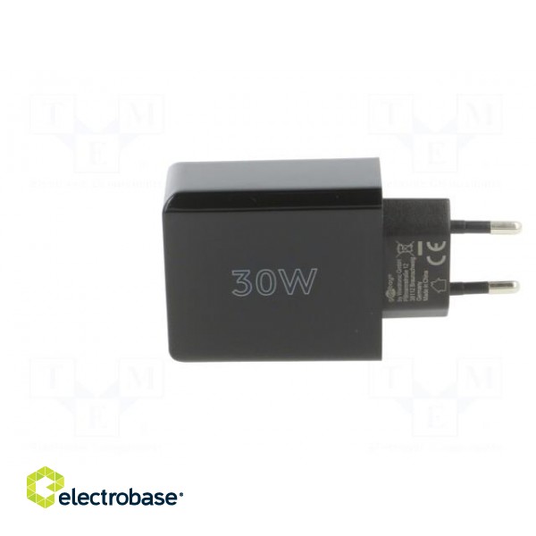 Power supply: switched-mode | mains,plug | 5VDC, | 30W | Plug: EU фото 3