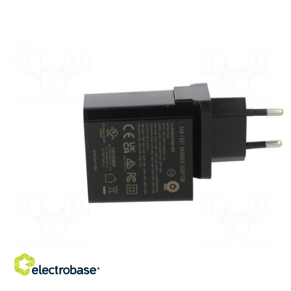 Power supply: switched-mode | mains,plug | 4.5VDC, | 5A | 65W | 81.39% image 3