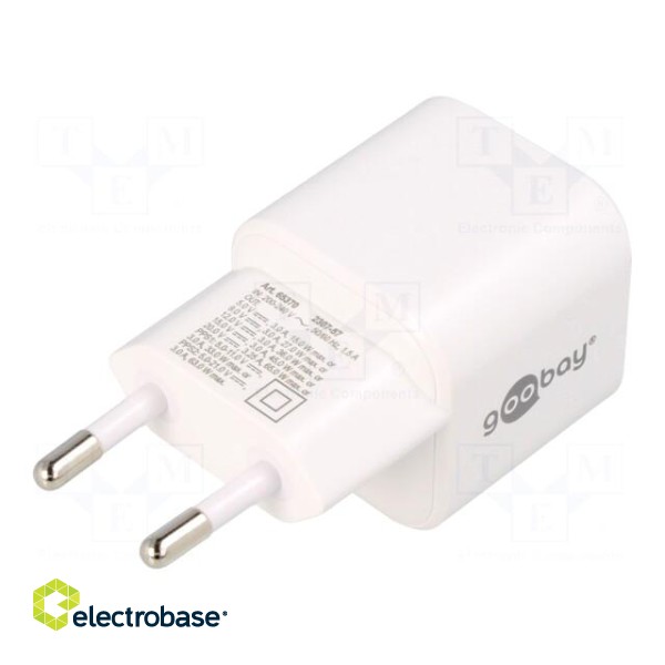 Power supply: switched-mode | mains,plug | 5VDC, | 65W | Plug: EU фото 1