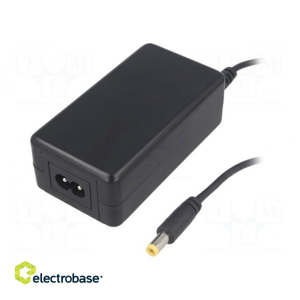 Power supply: switched-mode | 12VDC | 2.5A | Out: 5,5/2,1 | 30W | 0÷40°C