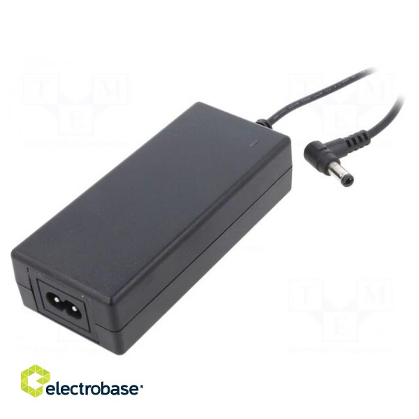 Power supply: switched-mode | 12VDC | 5.8A | Out: 5,5/2,5 | 70W | 89%