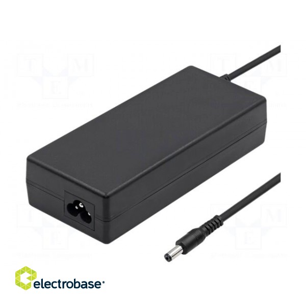 Power supply: switched-mode | 12VDC | 5A | Out: 5,5/2,1 | 60W