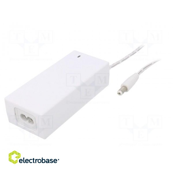Power supply: switched-mode | 12VDC | 5A | Out: 5,5/2,1 | 60W | -5÷40°C