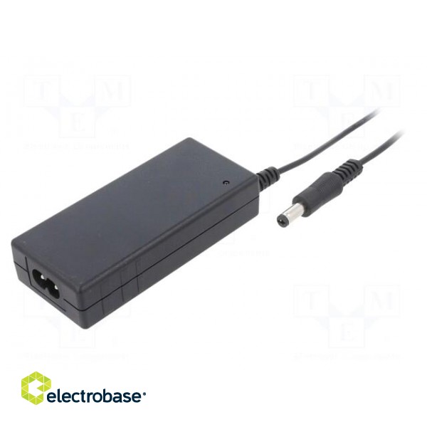 Power supply: switched-mode | 15VDC | 2.4A | Out: 5,5/2,1 | 36W | 89%