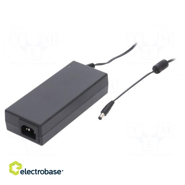 Power supply: switched-mode | 24VDC | 5A | Out: 5,5/2,1 | 120W | -5÷40°C