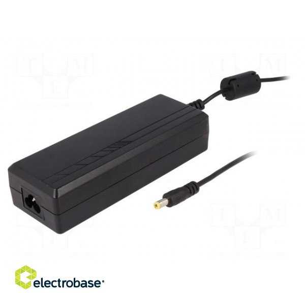 Power supply: switched-mode | 24VDC | 5A | Out: 5,5/2,1 | 120W | 0÷40°C