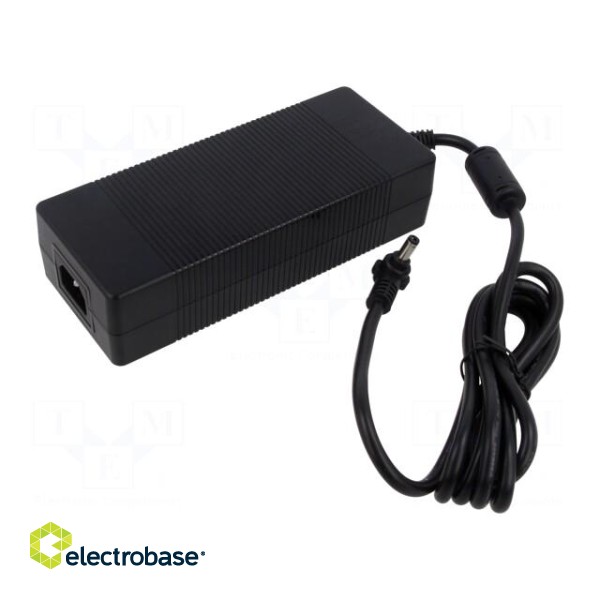 Power supply: switched-mode | 36VDC | 6.11A | Out: 5,5/2,1 | 220W | 93%