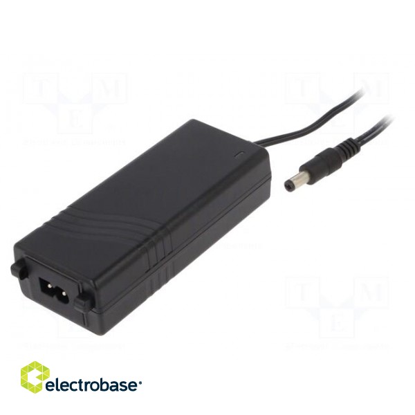 Power supply: switched-mode | 48VDC | 1A | Out: 5,5/2,5 | 48W | 0÷60°C