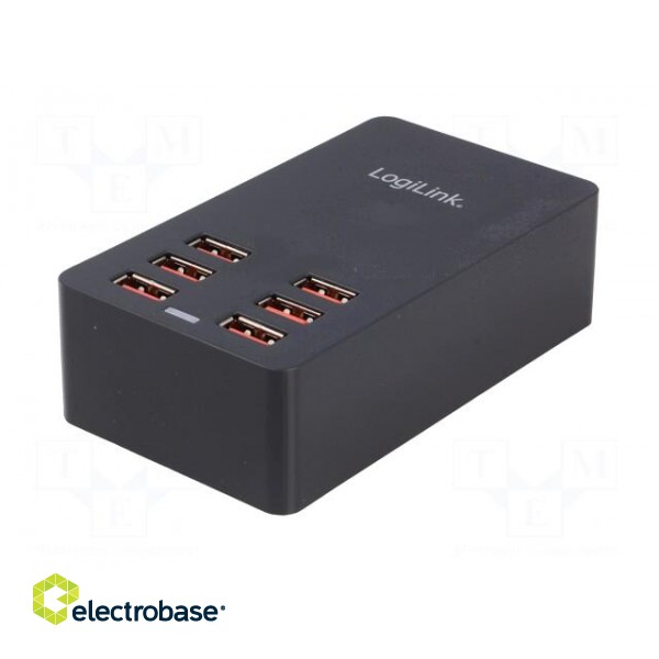 Power supply: switched-mode | 5VDC | 6.4A | Out: USB | Case: desktop image 2