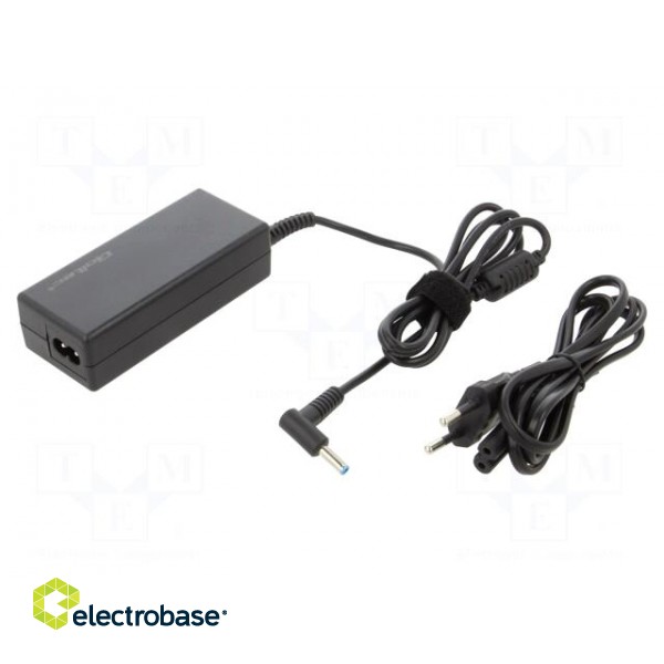Power supply: switched-mode | 19.5VDC | 3.33A | 65W | for notebooks image 1