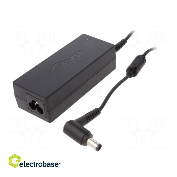 Power supply: switched-mode | 19.5VDC | 3.34A | 65W | Case: desktop