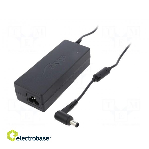 Power supply: switched-mode | 19.5VDC | 4.62A | 90W | for notebooks