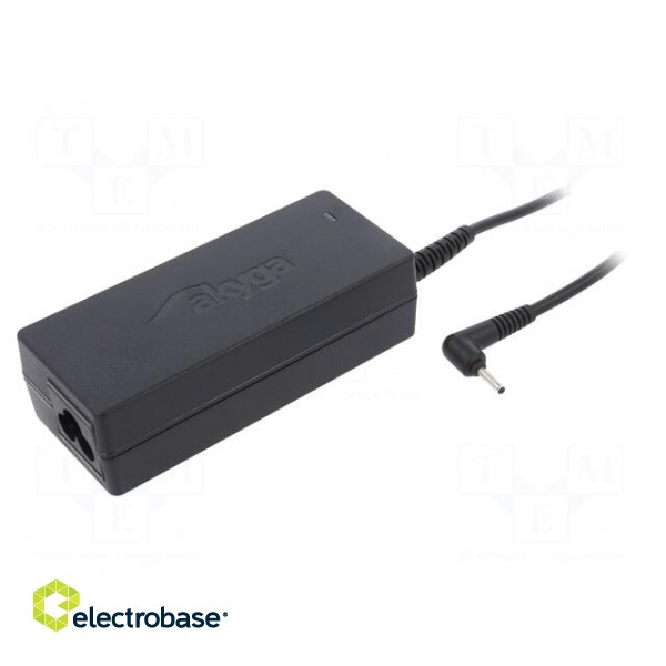Power supply: switched-mode | 19VDC | 2.1A | Out: 2,5/0,7 | 40W | 0÷40°C
