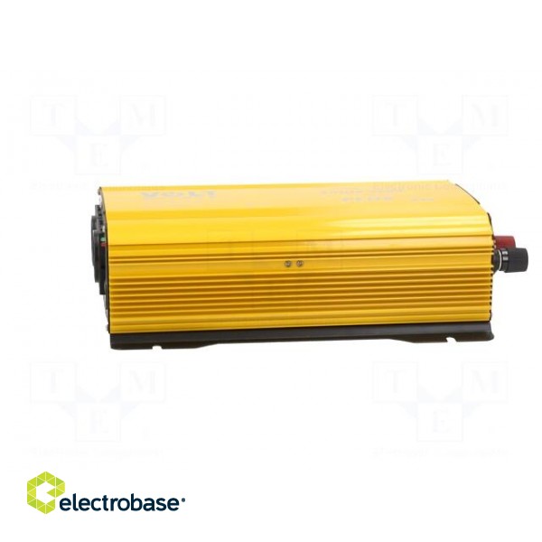 Converter: automotive dc/ac | 1500W | Uout: 230VAC | 21÷28VDC | 0÷40°C фото 4