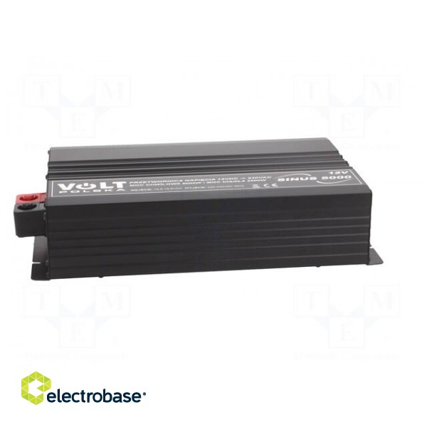 Converter: DC/AC | 2500W | Uout: 230VAC | 11÷15VDC | Ppeak: 5000W | 12V фото 3