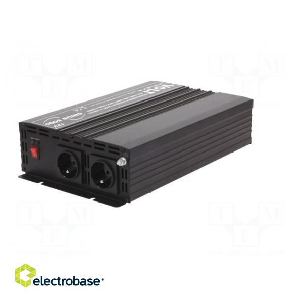 Converter: DC/AC | 2500W | Uout: 230VAC | 11÷15VDC | Ppeak: 5000W | 12V фото 6