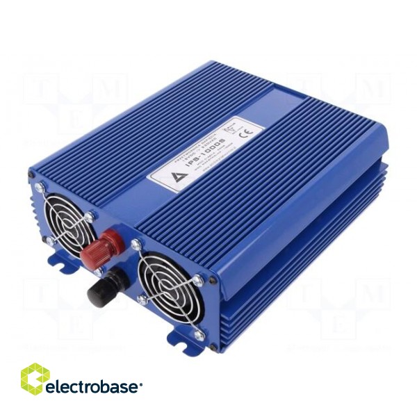 Converter: DC/AC | 550W | Uout: 230VAC | 11÷15VDC | 240x190x80mm | 92% image 1