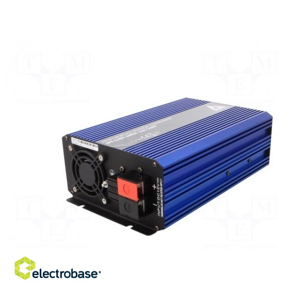 Converter: DC/AC | 600W | Uout: 230VAC | 11÷15VDC | 260x157x77mm | 92% paveikslėlis 2