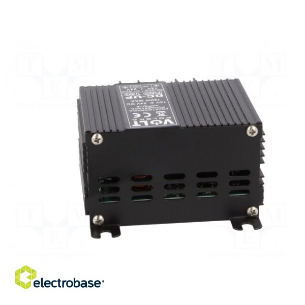 Converter: DC/DC | Uout: 24VDC | Usup: 12VDC | 4A | Out: screw terminal фото 5