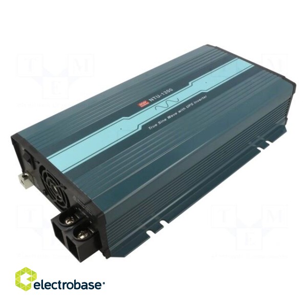 Converter: DC/AC | 1.2kW | Uout: 230VAC | 10÷16.5VDC | 333x184x70mm фото 2