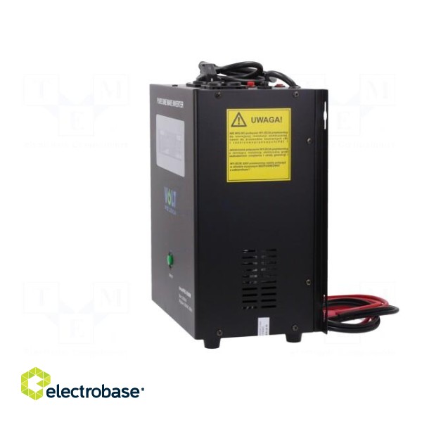 Converter: DC/AC | 1.8kW | Uout: 230VAC | Out: AC sockets 230V | 0÷40°C фото 3