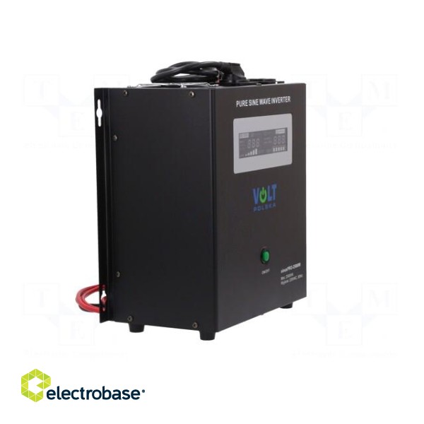 Converter: DC/AC | 1.8kW | Uout: 230VAC | Out: AC sockets 230V | 0÷40°C фото 8