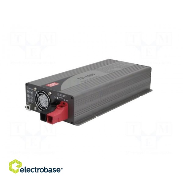 Converter: DC/AC | 1kW | Uout: 230VAC | 21÷30VDC | Out: AC sockets 230V фото 2