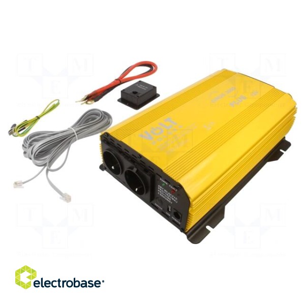 Converter: DC/AC | 3kW | Uout: 230VAC | Out: AC sockets 230V | 12V image 1