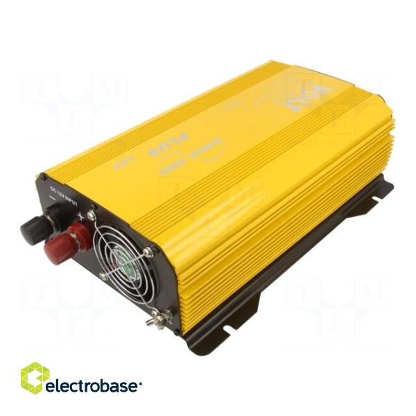 Converter: DC/AC | 3kW | Uout: 230VAC | Out: AC sockets 230V | 12V фото 2