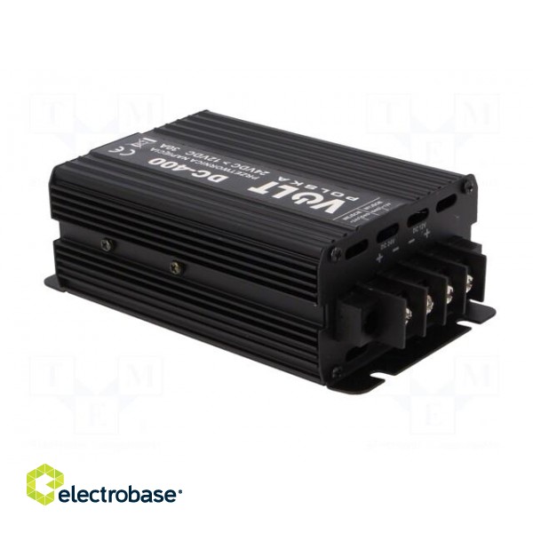 Power supply: step-down converter | Uout max: 13.8VDC | 30A | 0÷40°C фото 8