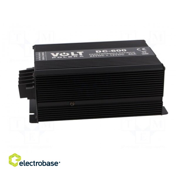 Power supply: step-down converter | Uout max: 13.8VDC | 40A | 0÷40°C paveikslėlis 3