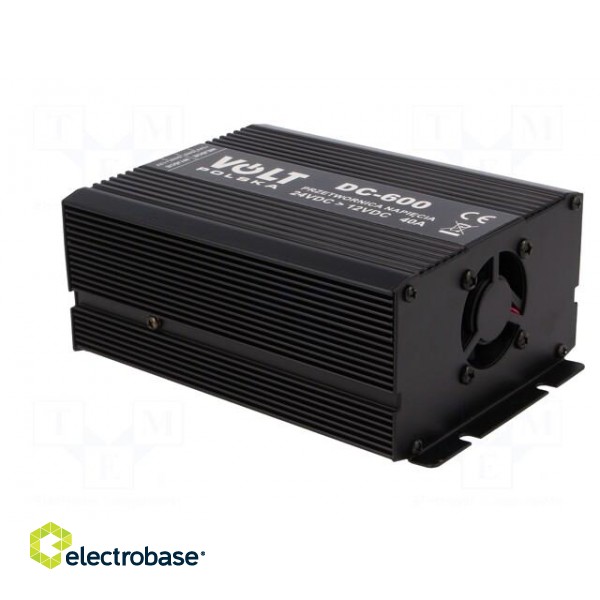 Power supply: step-down converter | Uout max: 13.8VDC | 40A | 0÷40°C фото 4