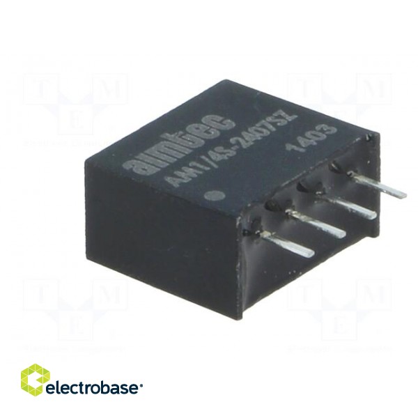 Converter: DC/DC | 0.25W | Uin: 21.6÷26.4V | Uout: 7.2VDC | Iout: 35mA image 8