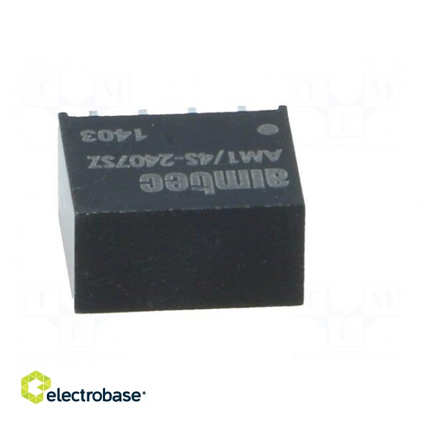 Converter: DC/DC | 0.25W | Uin: 21.6÷26.4V | Uout: 7.2VDC | Iout: 35mA image 5