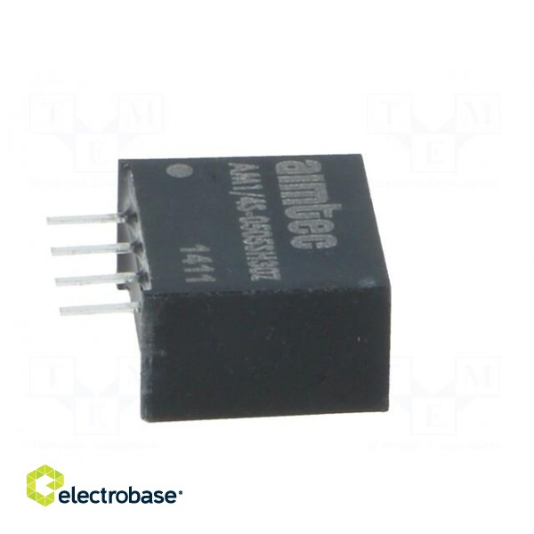 Converter: DC/DC | 0.25W | Uin: 4.5÷5.5V | Uout: 5VDC | Iout: 50mA | SIP4 фото 3